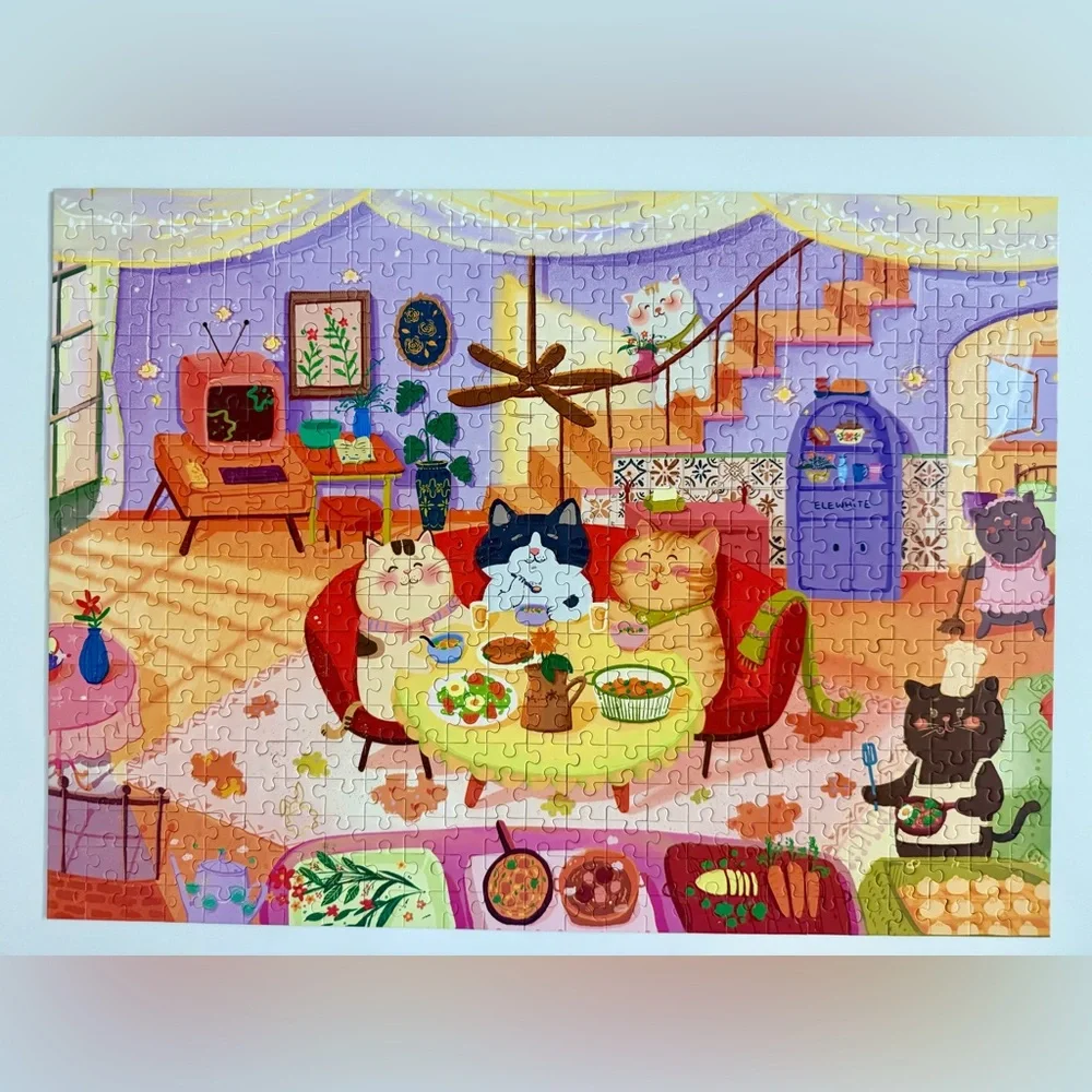 Elewhite Meow Moments 500 piece Puzzle - Picture 5 of 5